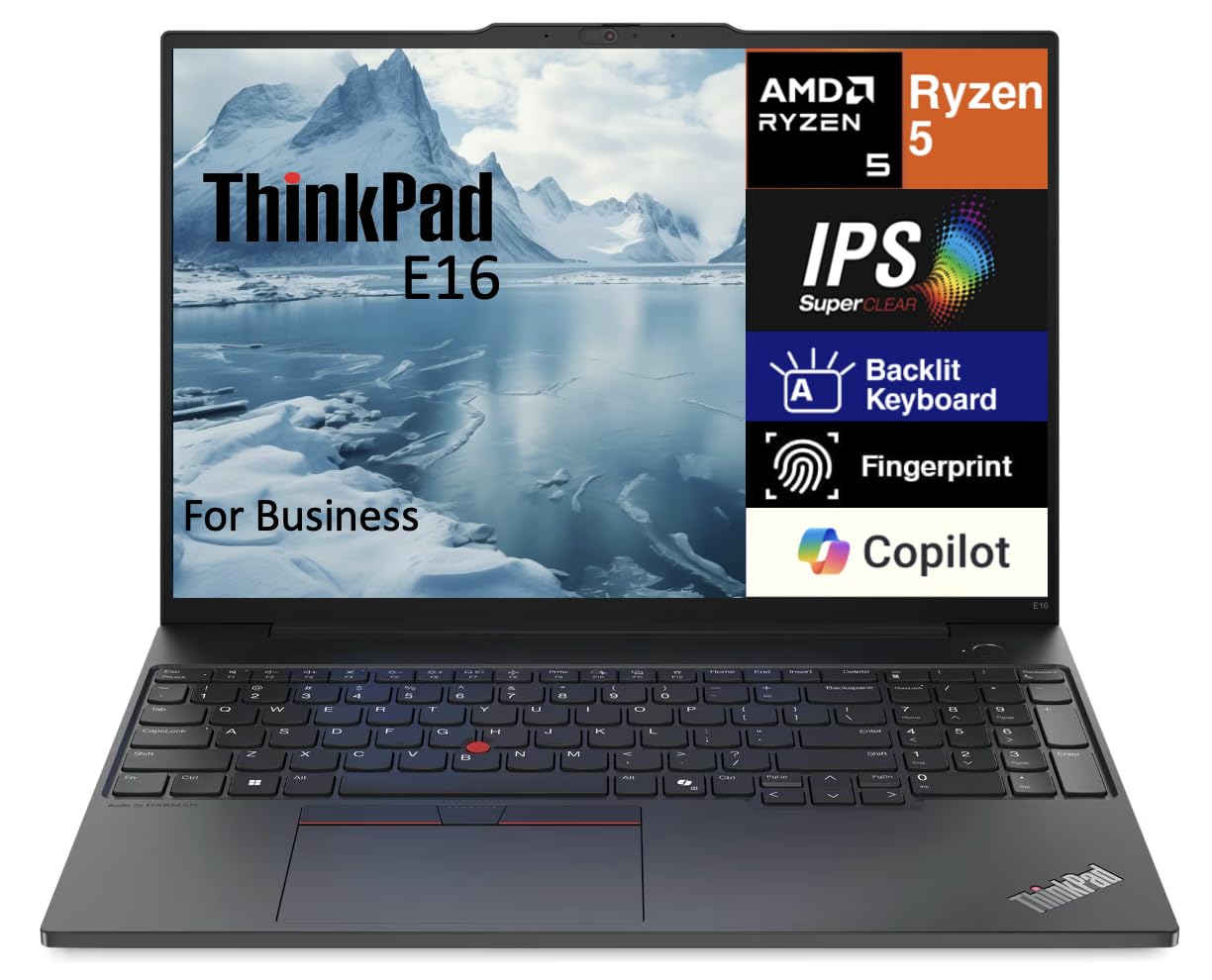 Amazon.com: Lenovo ThinkPad E16 Business Laptop 16.0