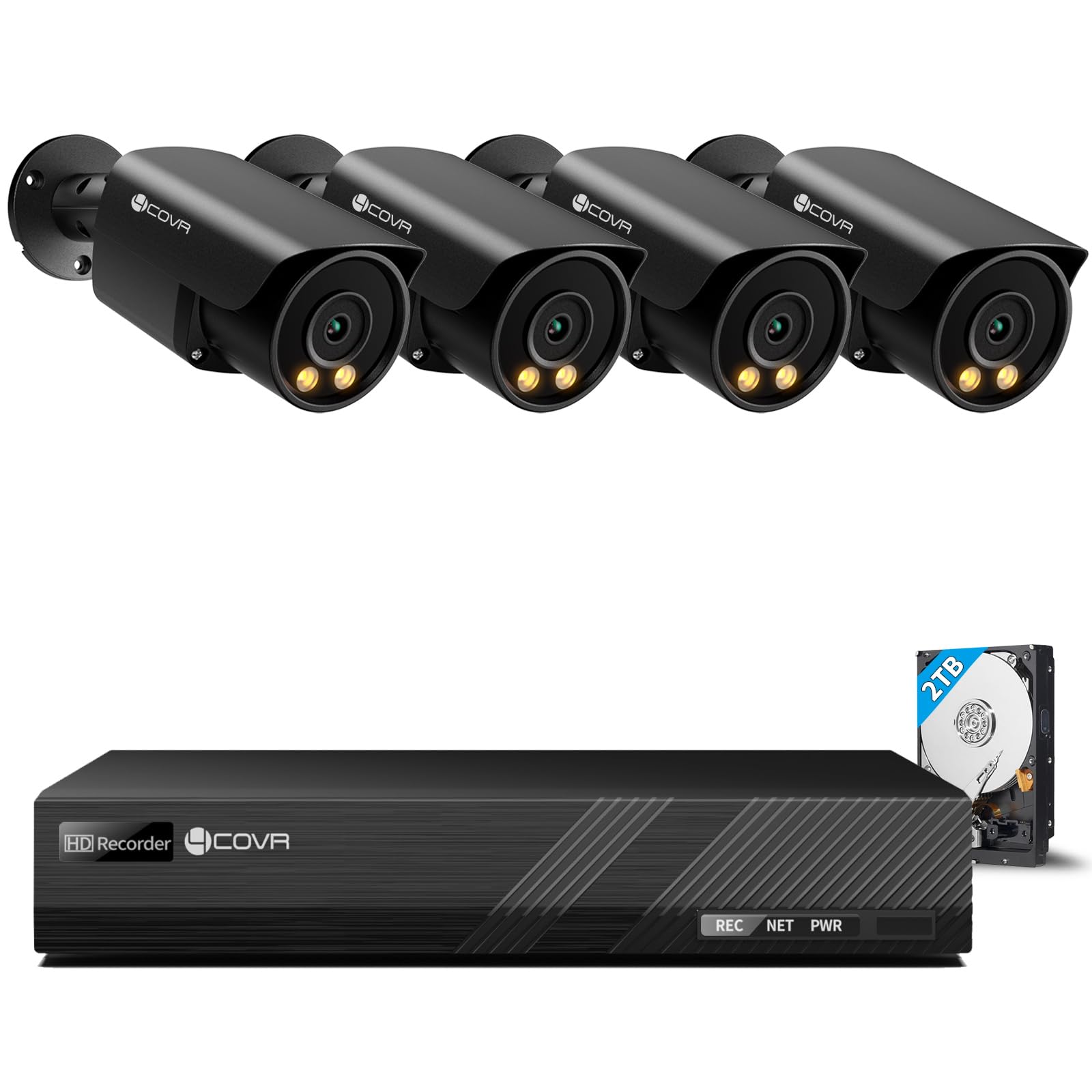 Amazon.co.jp: 【500万画素・AI人形/車両検知・PoE給電・夜間カラー