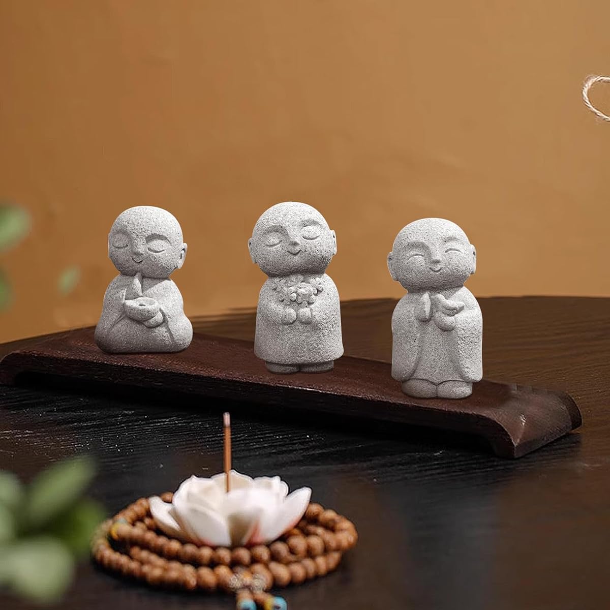 Amazon.co.jp: お地蔵様 ミニ かわいい 笑顔 地蔵菩薩 おじぞうさん