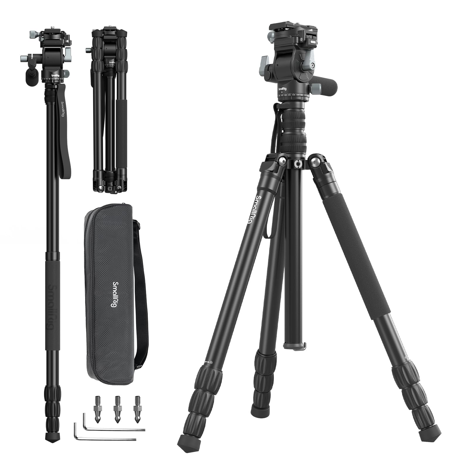 Amazon | SmallRig ビデオ三脚キット CT195 FreeBlazer 73インチ