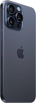 Amazon.com: Apple iPhone 15 Pro Max, 256GB, Blue Titanium for