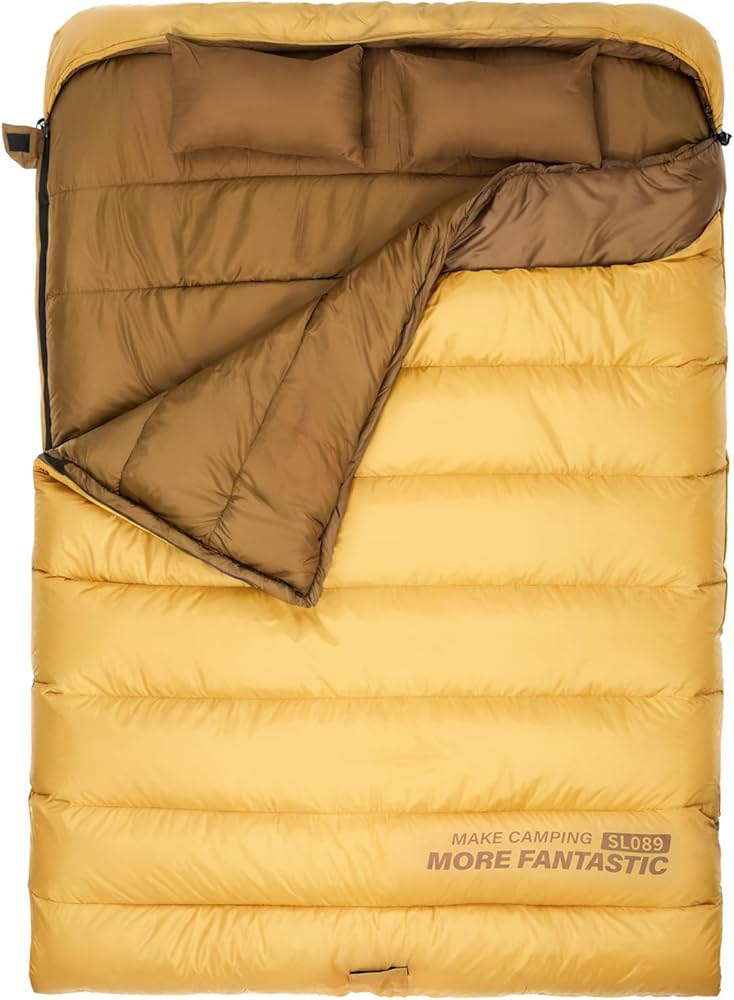 Amazon.co.jp: BISINNA キャンプ寝袋 二人用 シュラフ アウトドア 封筒