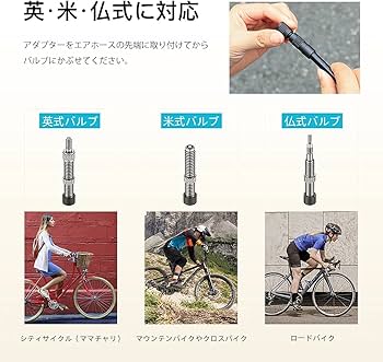 Amazon.co.jp: 自転車 空気入れ 電動 CYCPLUS くうきいれ 自転車 小型