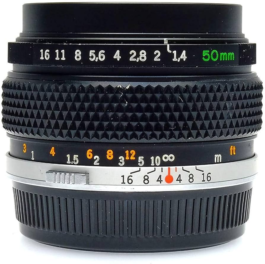 Olympus 50mm f/1.4 Manual Focus Auto-S Zuiko Lens for OM Series