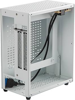 Amazon.co.jp: アルミ製ミニITXケース、PCIeライザー付き、JOYJOM Mini