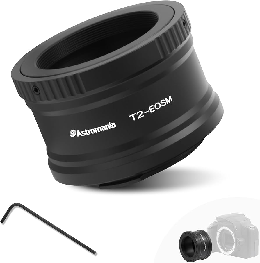 Amazon.com : Astromania Canon EOS-M T2 Mount Lens Adapter for