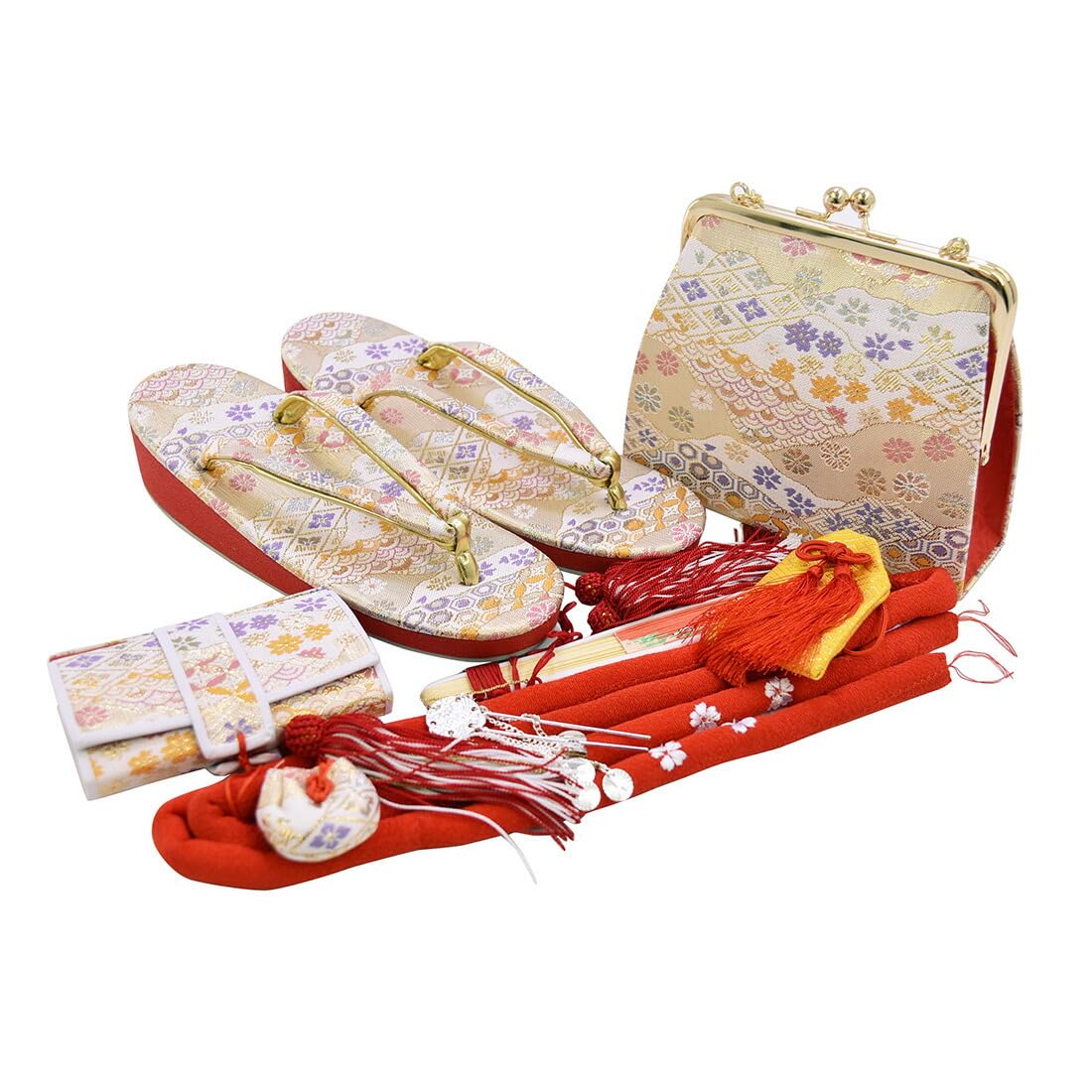 Amazon.co.jp: 七五三 草履 バッグ セット 7歳 日本製 [なごみや
