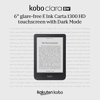 Amazon.com: Kobo Clara BW | eReader | 6” Glare-Free Touchscreen