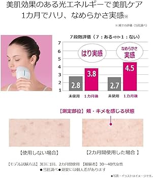 Amazon | パナソニック 光美容器 光エステ ボディ&フェイス用 ハイ