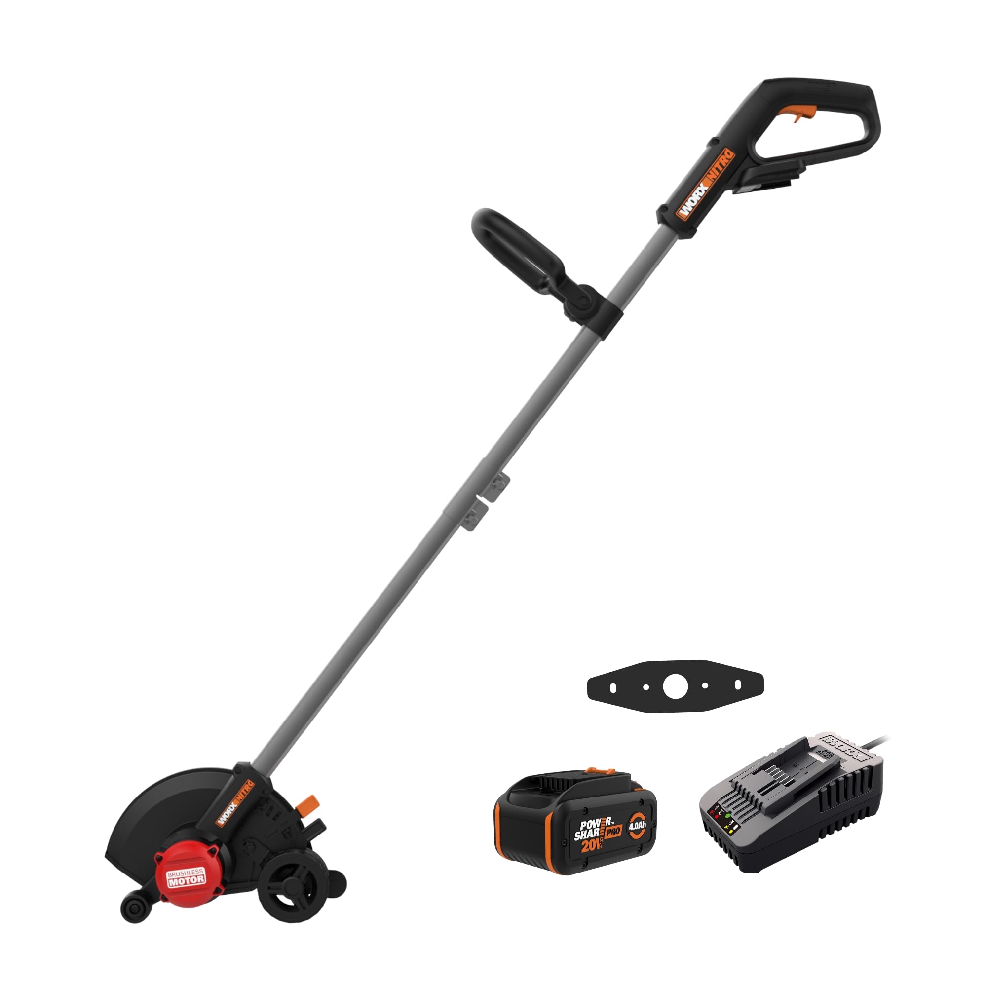 Amazon.com : WORX Nitro Cordless Lawn Edger, 7'' Grass Edger with