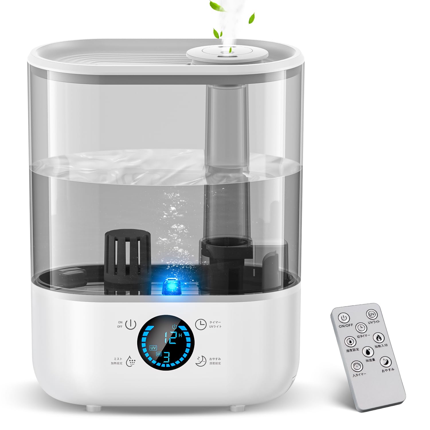 Amazon.co.jp: 加湿器 大容量 5.5L 【2024新版&知能恒湿&吹出し口360