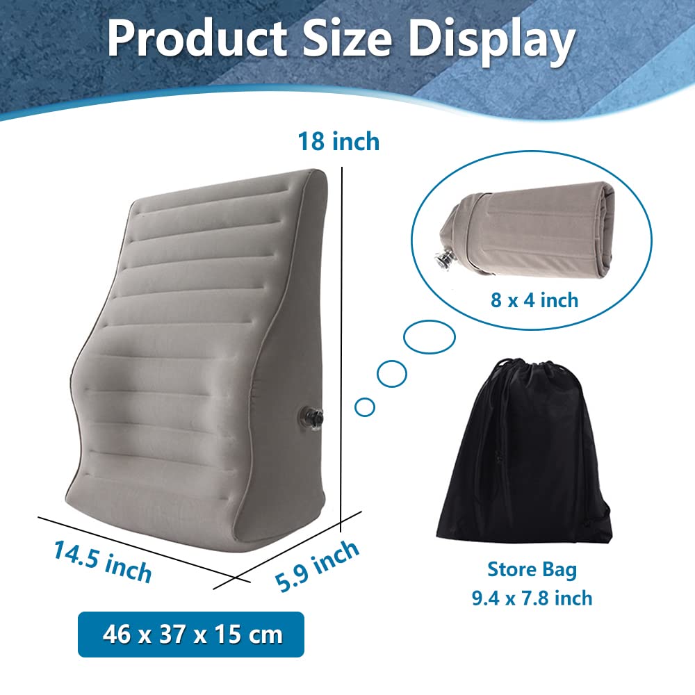 Amazon.com: ZNALDP Inflatable Lumbar Support Pillow, Blow Up