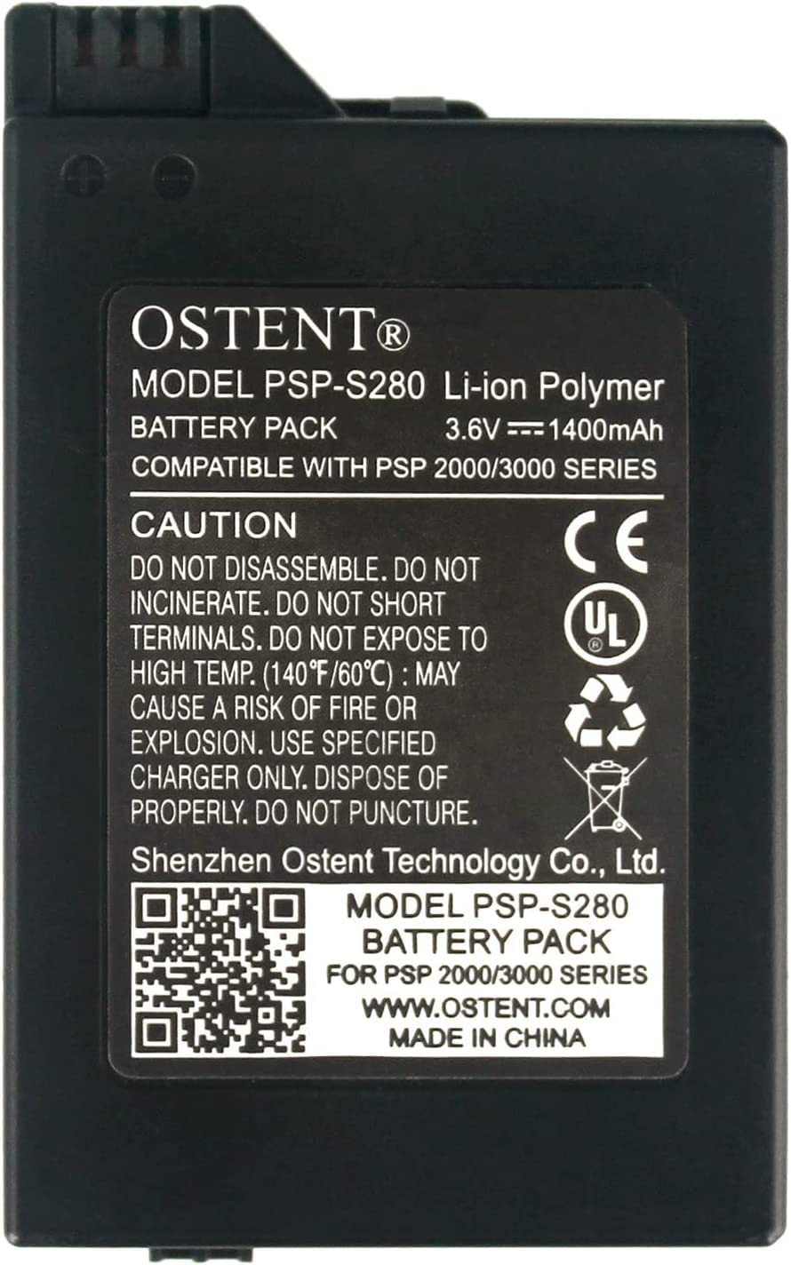 Amazon.co.jp: OSTENT PSP 2000/3000 用バッテリーパック PSP-S280 大