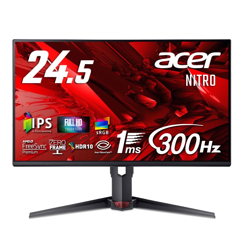 Amazon.co.jp: Acer Nitro ゲーミングモニター 24.5インチ フルHD IPS