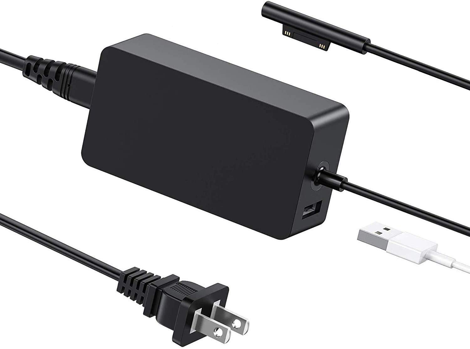 Amazon.co.jp: Surface Pro Charger Surface Laptop Charger 65W 15V