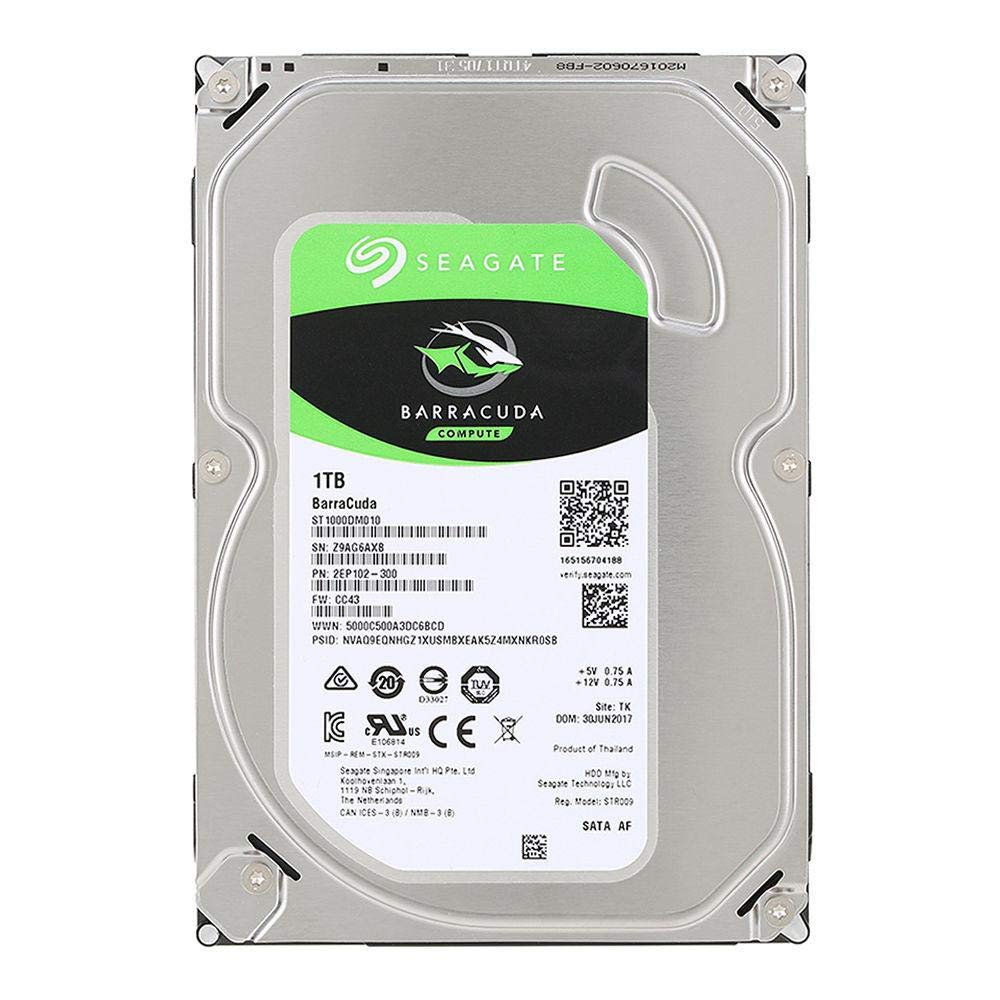 Amazon.com: Seagate 1TB SATA 3.5 BarraCuda SingPk (ST1000DM010