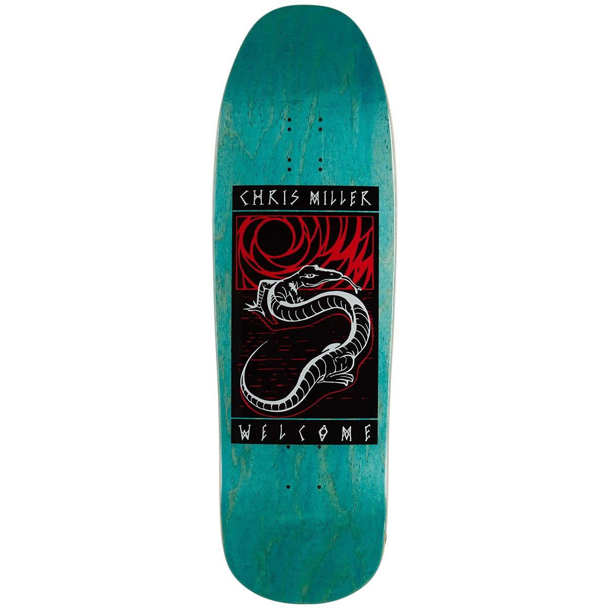 Amazon | Welcome Skateboards Miller Lizard Chris Miller Pro On a