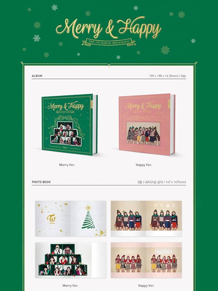 Amazon.co.jp: Twice 1stアルバム リパッケージ - Merry & Happy