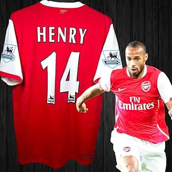 正規品】アーセナル 05/06 ティエリアンリ アウェイユニ CL仕様 正規品