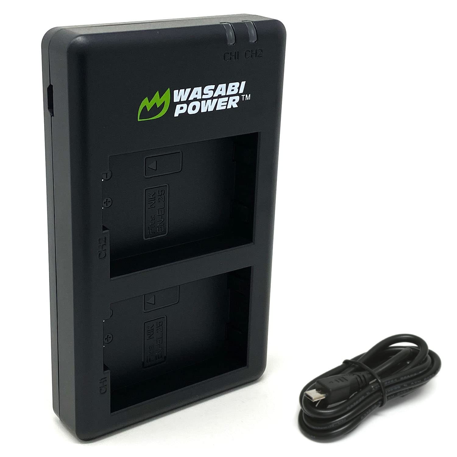 Amazon.com : Wasabi Power USB Dual Battery Charger for Nikon EN