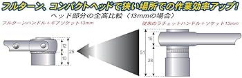 Amazon | SEK ギアソケットレンチセット GS2309 | ソケットレンチ