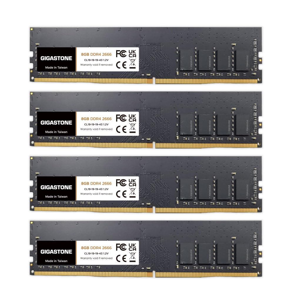 Amazon.co.jp: 【メモリ DDR4】GIGASTONE 8GBx4枚 (32GB Kit) DDR4
