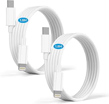 Amazon.co.jp: For iPhone 14 充電ケーブル【1.8M/2本,MFi認証】PD27W
