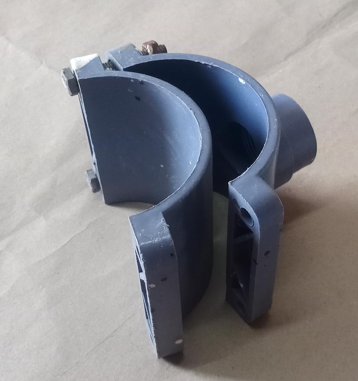 PVC Saddle Clamp 90mm (Gray Colour) : Amazon.in: Garden & Outdoors