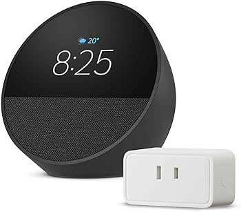 Amazon.co.jp: 【セット買い】Echo Spot ブラック + Amazonベーシック