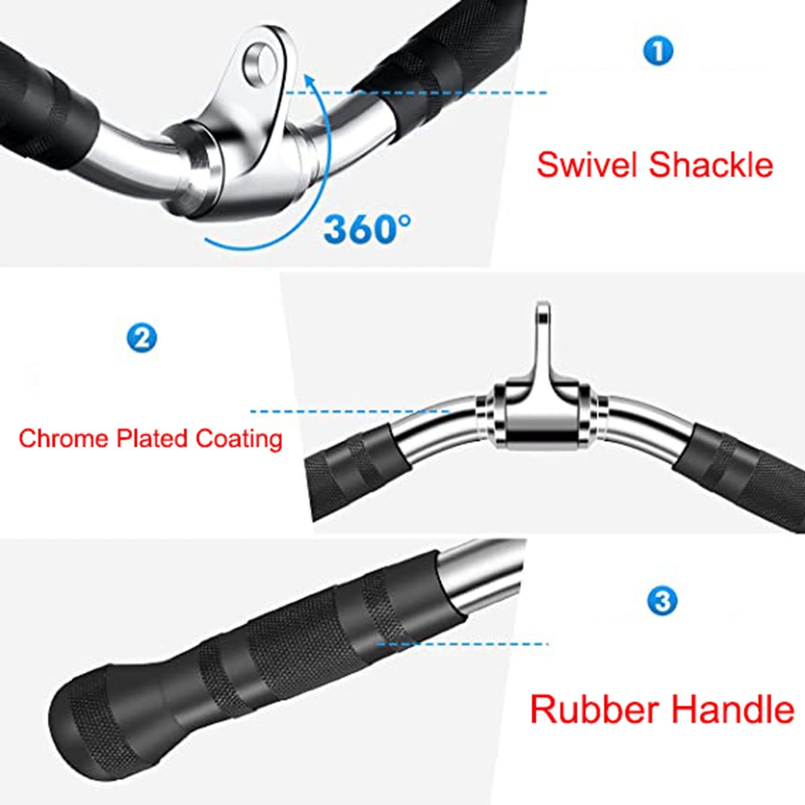 Amazon.co.jp: ケーブルアタッチメント、ラバーハンドル付き回転