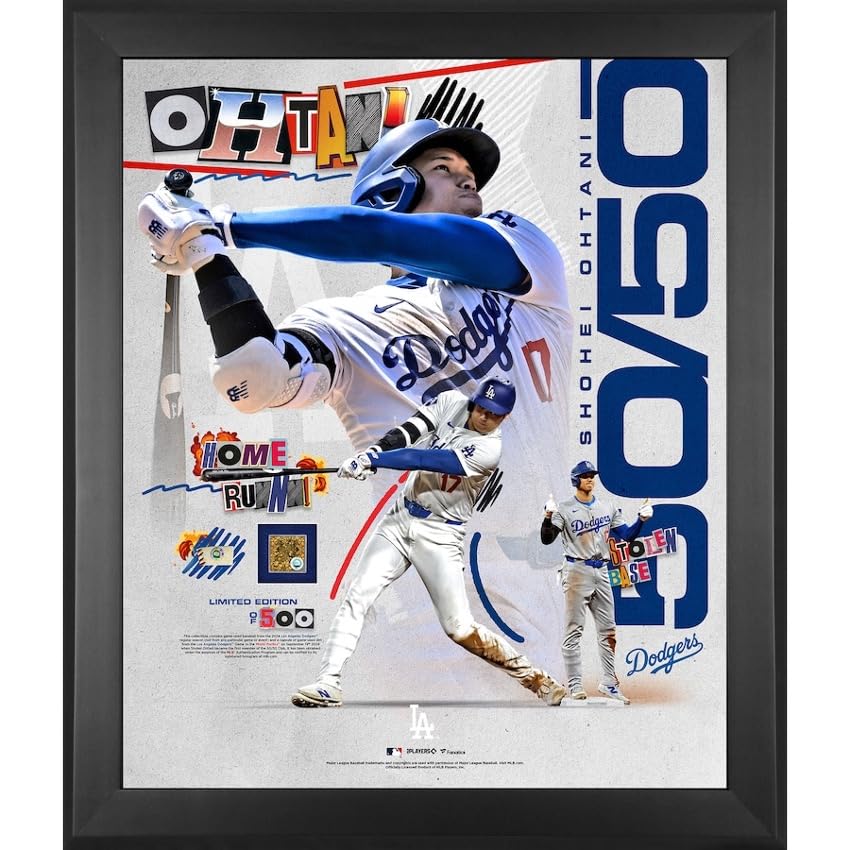 Amazon.co.jp: MLB公式 大谷翔平 ロサンゼルス・ドジャース 50/50