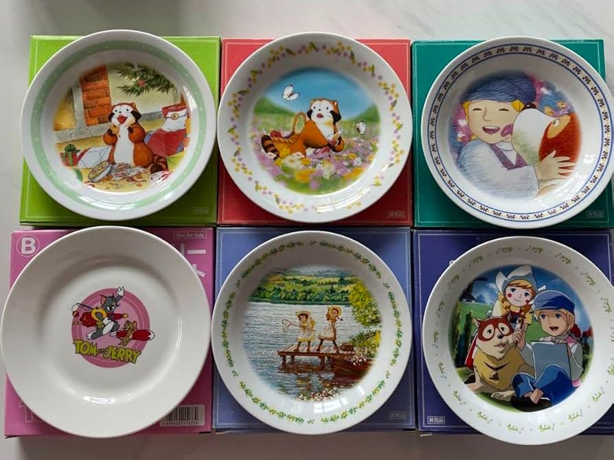 Amazon.co.jp: 世界名作劇場 絵皿 6種類 : ホーム＆キッチン