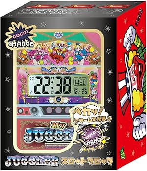 Amazon.co.jp: ジャグラー スロットクロック 置き時計 カレンダー