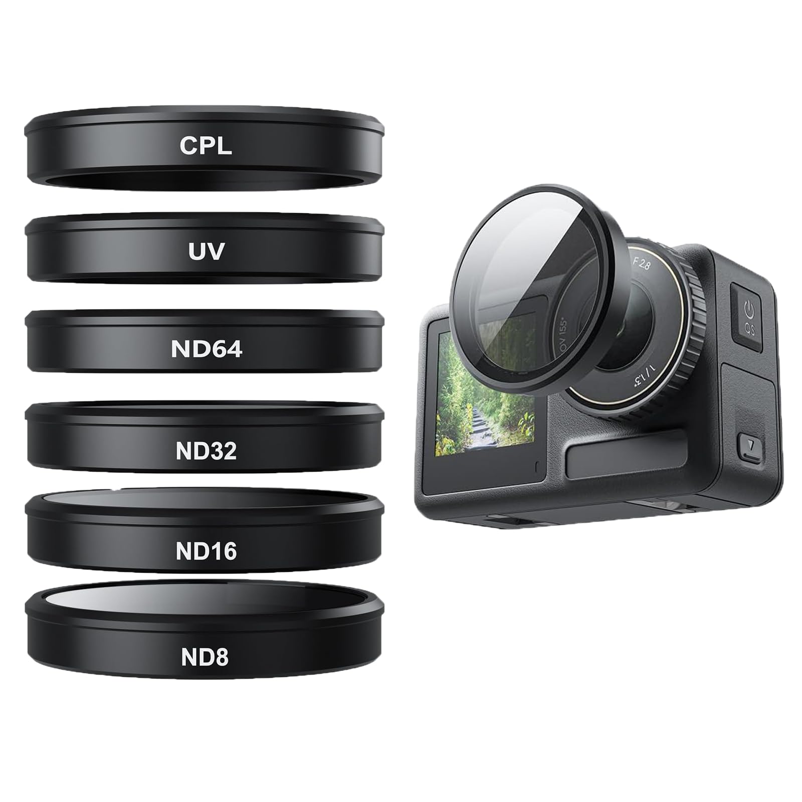Amazon.com : TELESIN 6-Pack Lens Filter Kit for DJI Osmo Action 3