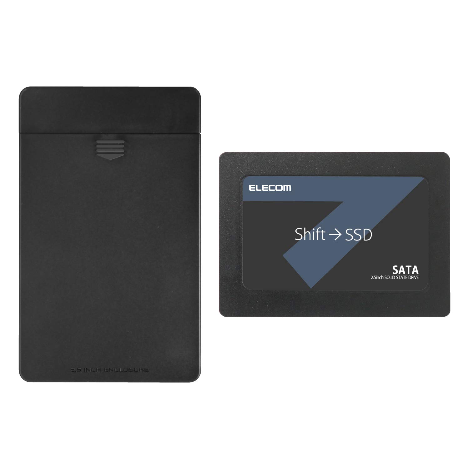 Amazon | エレコム 内蔵SSD 480GB 2.5インチ SATA3.0 HDDケース付