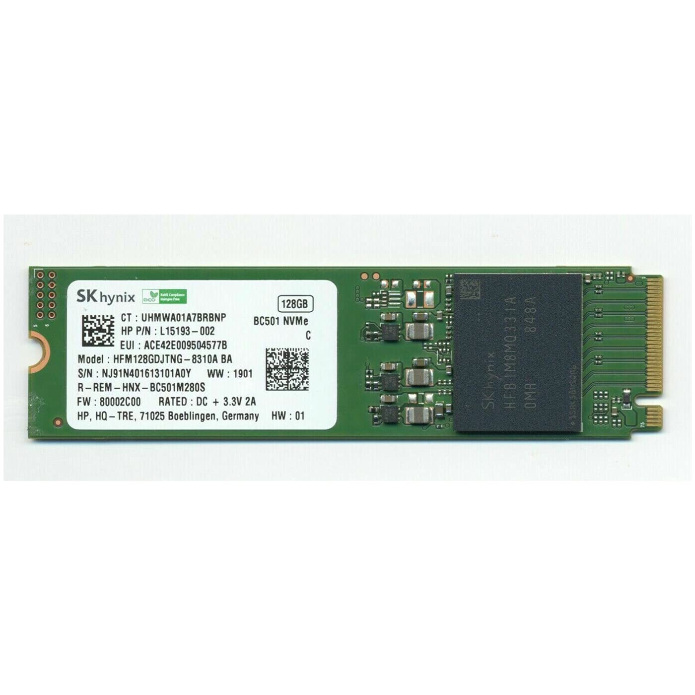 Amazon.com: SK hynix 128GB PCIe NVMe M.2 SSD Internal Solid State