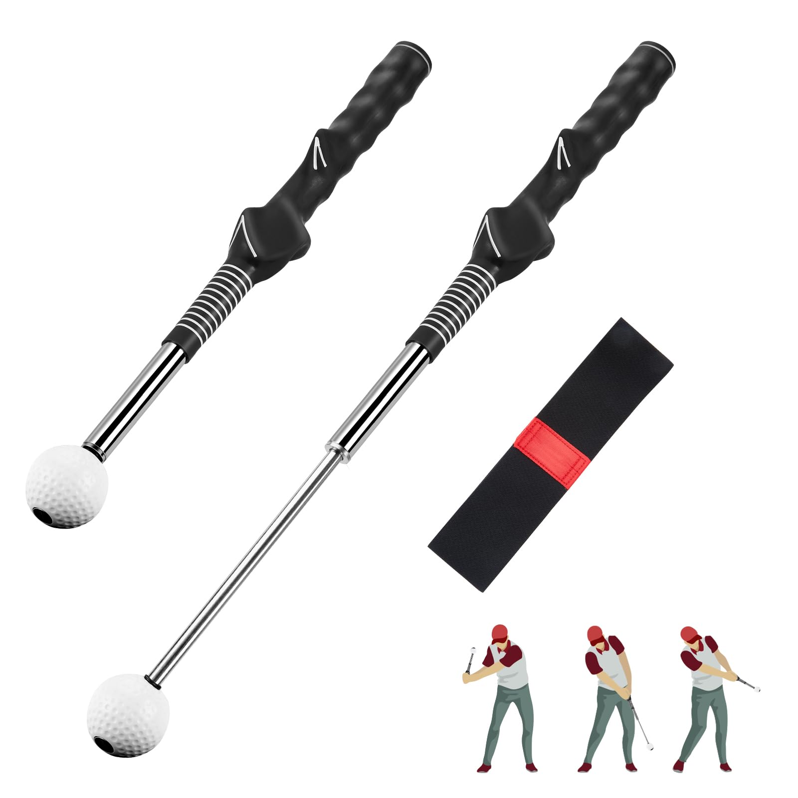 Amazon | AGPTEK ゴルフ練習器具 スイングトレーナー 素振り ゴルフ