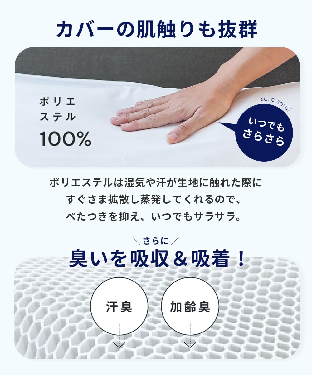 Amazon｜【ネムゾウ】まくら 肩こり 首が痛い 高さ調整 耐久10年