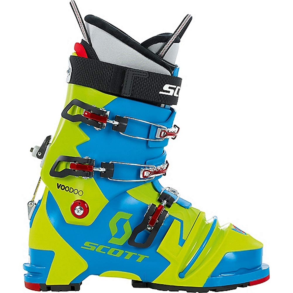 Amazon | Scott Voodoo NTN telemark ski boots Blue/Green スコット