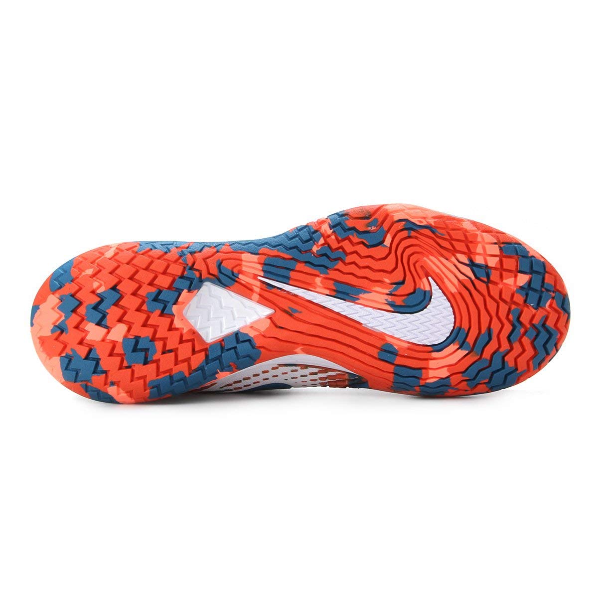 Tênis Nike Air Zoom Vapor Cage 4 HC Branco e Laranja - Masculino