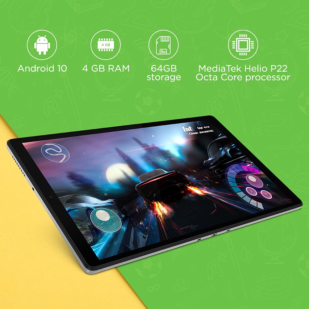 Lenovo Tab M10 HD 2nd Gen (10.1 inch(25cm), 4 GB, 64 GB, Wi-Fi+LTE