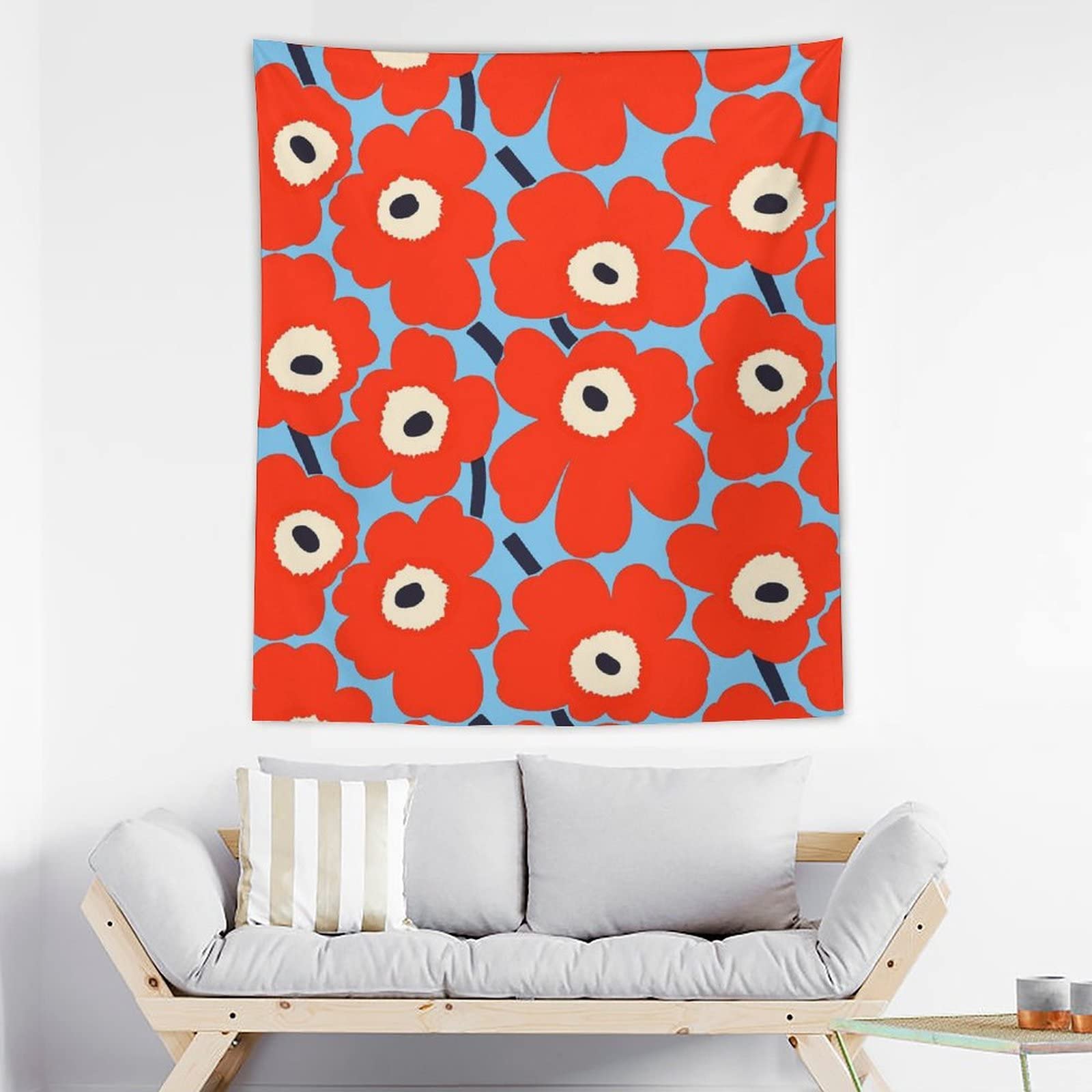 Amazon.co.jp: マリメッコ タペストリー,モダン 多機能 おしゃれ壁掛け