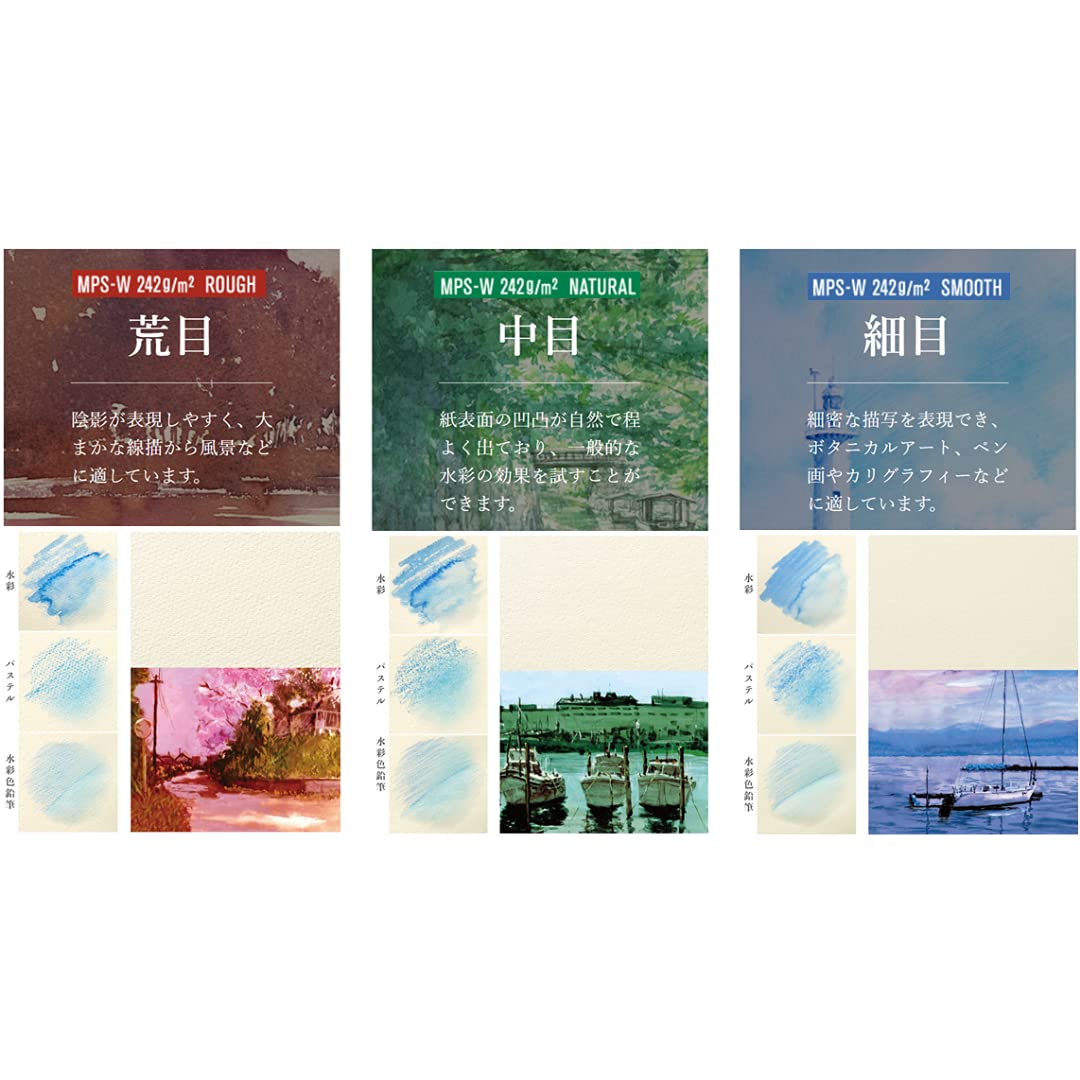 Amazon.co.jp: マルマン スケッチブック ヴィフアール水彩紙 カット判