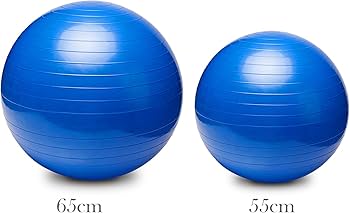 Amazon | バランスボール 空気入れ 55cm 65cm ヨガボール 人気 アンチ