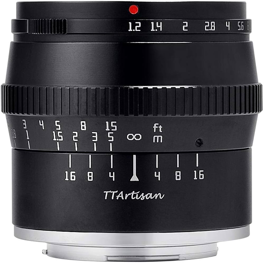 Amazon.co.jp: TTArtisan 50mm F1.2 Xマウント 単焦点レンズ APS-C