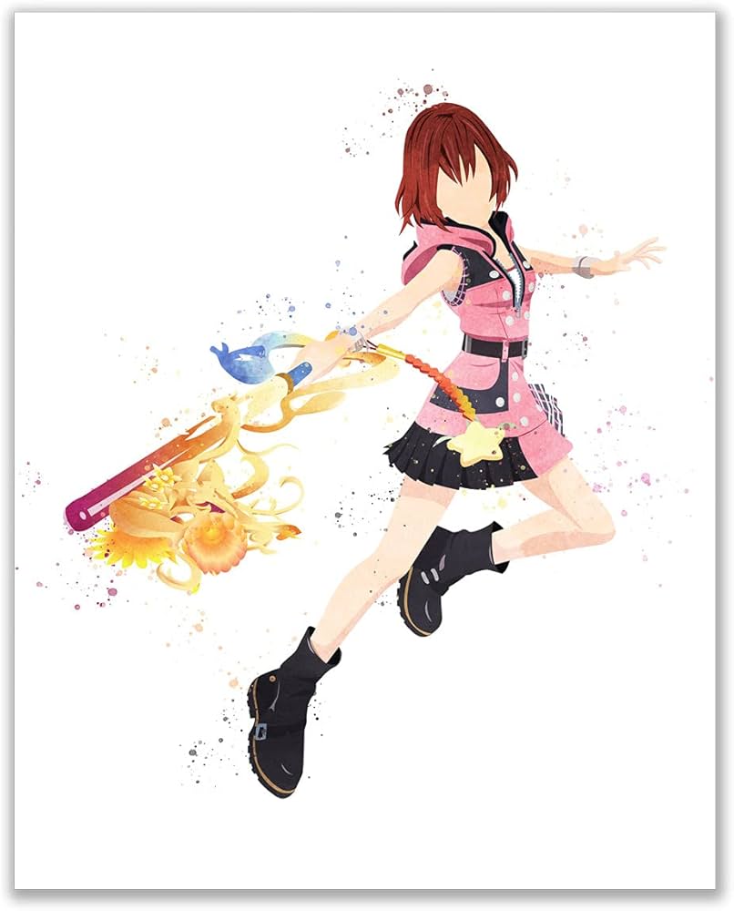 Amazon.co.jp: 水彩キングダムハーツ 3枚のポスタープリント - 3枚