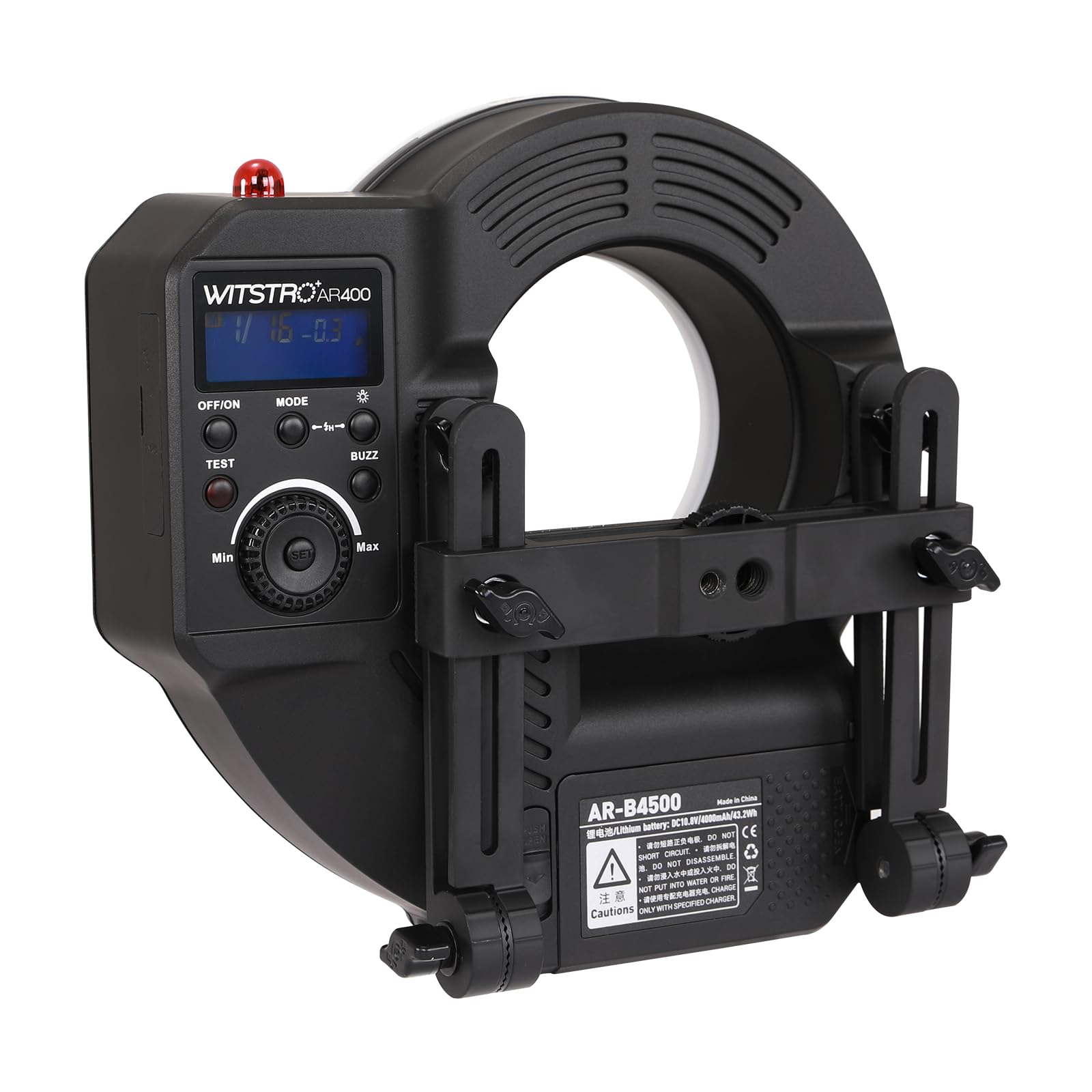 Amazon.com : Godox Wistro AR400 Lightweight Ring Flash with Li-Ion