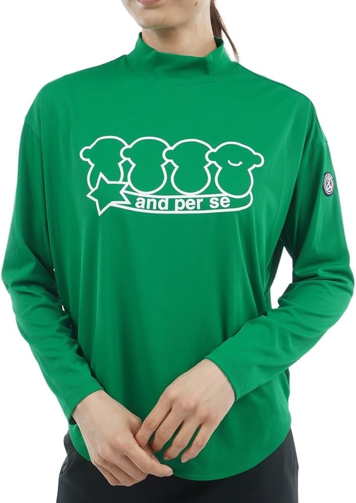 Amazon.co.jp: [アンパスィ] ハイネックシャツ レディース ゴルフ