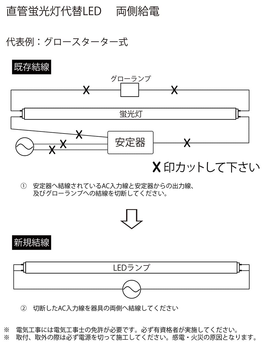 Amazon | COWELL 直管LEDランプ（LED蛍光灯） 40形 5000K 昼白色相当