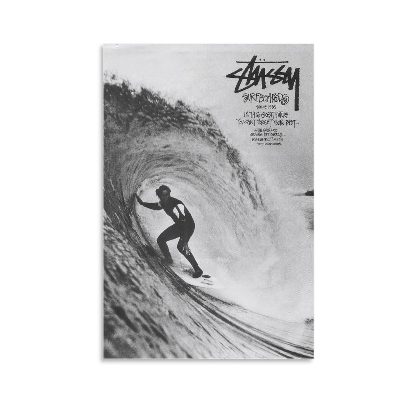 Amazon.co.jp: ForGue Stussy Surf レトロポスター 部屋 美的ポスター